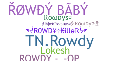 Παρατσούκλι - Rowdys