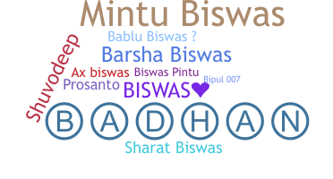 Παρατσούκλι - Biswas