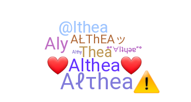 Παρατσούκλι - Althea