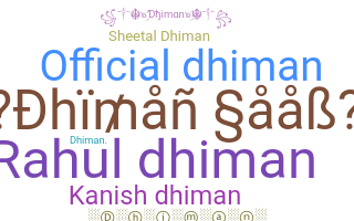 Παρατσούκλι - Dhiman