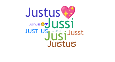 Παρατσούκλι - Justus