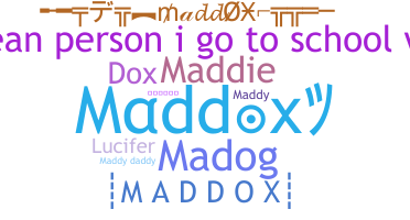 Παρατσούκλι - Maddox