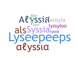 Παρατσούκλι - Alyssia