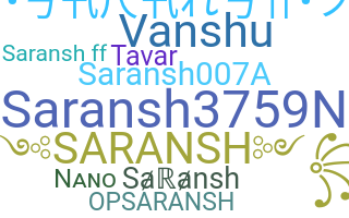 Παρατσούκλι - Saransh