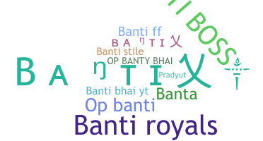 Παρατσούκλι - Banti