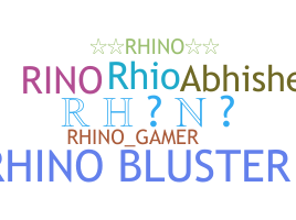 Παρατσούκλι - Rhino