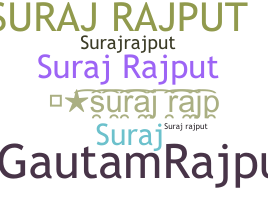 Παρατσούκλι - SurajRajput