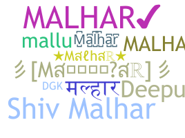 Παρατσούκλι - Malhar
