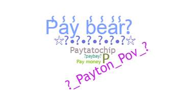 Παρατσούκλι - Payton