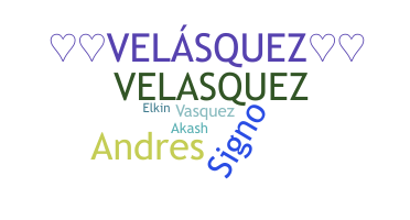 Παρατσούκλι - Velasquez