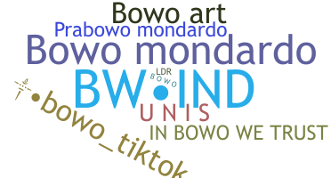 Παρατσούκλι - bowo