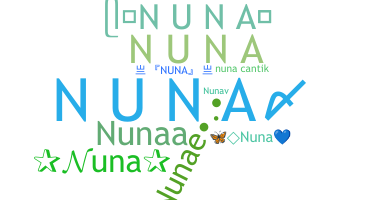 Παρατσούκλι - Nuna