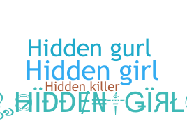 Παρατσούκλι - hiddengirl