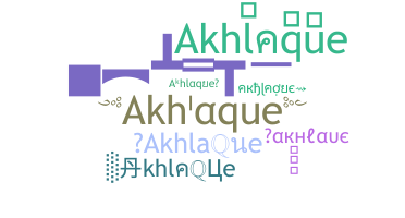 Παρατσούκλι - Akhlaque
