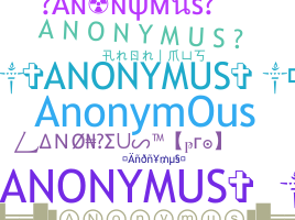Παρατσούκλι - Anonymus