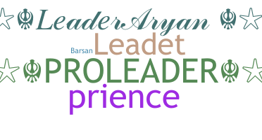 Παρατσούκλι - LeaderAryan
