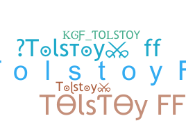 Παρατσούκλι - Tolstoy