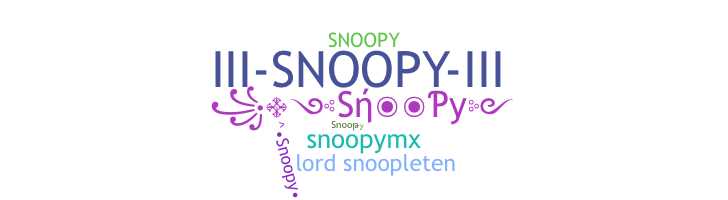 Παρατσούκλι - Snoopy