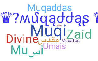 Παρατσούκλι - muqaddas