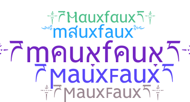 Παρατσούκλι - mauxfaux