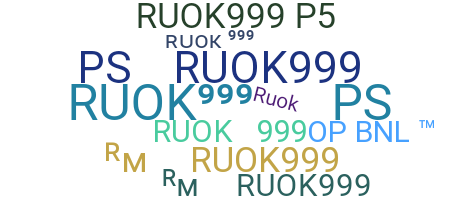 Παρατσούκλι - RUOK999
