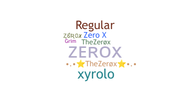 Παρατσούκλι - ZeroX