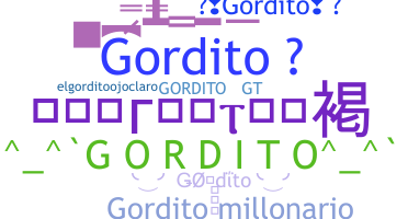 Παρατσούκλι - Gordito