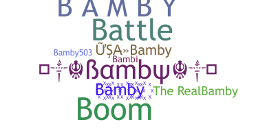 Παρατσούκλι - Bamby
