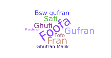 Παρατσούκλι - Ghufran