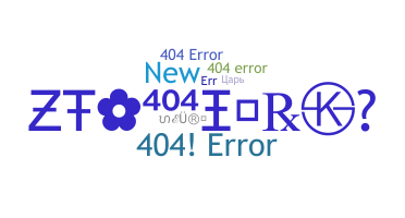 Παρατσούκλι - 404error