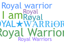Παρατσούκλι - royalwarrior