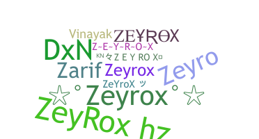Παρατσούκλι - ZeyRoX