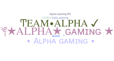 Παρατσούκλι - AlphaGaming