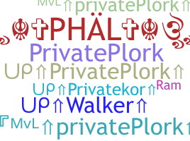 Παρατσούκλι - Privateplork