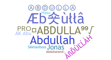 Παρατσούκλι - Abdulla