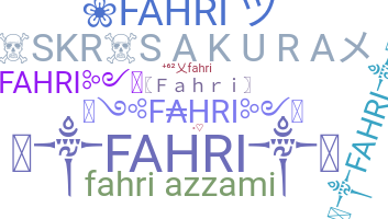 Παρατσούκλι - Fahri