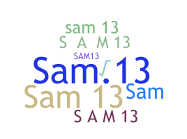 Παρατσούκλι - Sam13