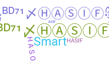 Παρατσούκλι - Hasif