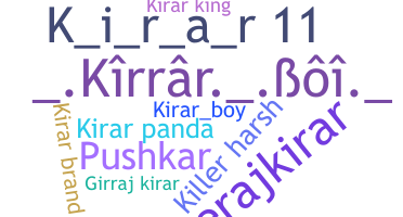 Παρατσούκλι - Kirar