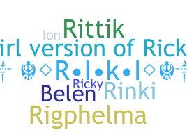Παρατσούκλι - Rikki