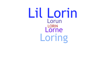 Παρατσούκλι - Lorin
