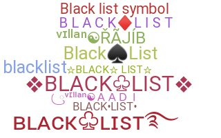 Παρατσούκλι - blacklist