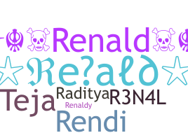 Παρατσούκλι - Renald