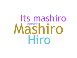 Παρατσούκλι - mashiro