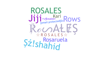 Παρατσούκλι - Rosales