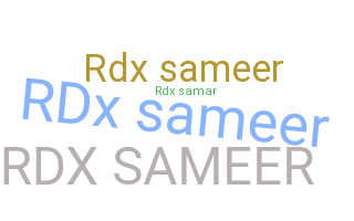 Παρατσούκλι - RDXsameer