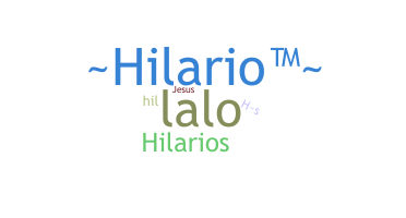 Παρατσούκλι - Hilario