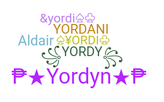 Παρατσούκλι - Yordi