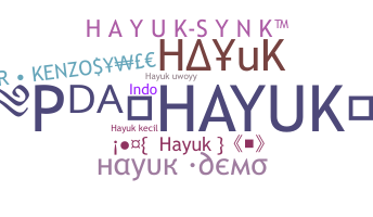 Παρατσούκλι - Hayuk