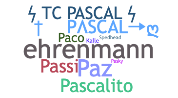 Παρατσούκλι - Pascal